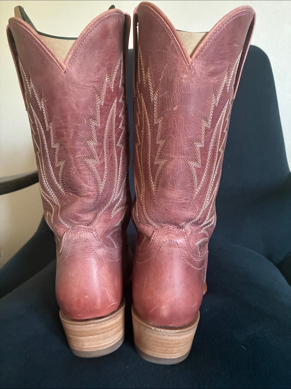 Tecovas “The Jamie” Western Cowgirl Boots -Pink Frost- worn 3 times - Picture 6 of 11